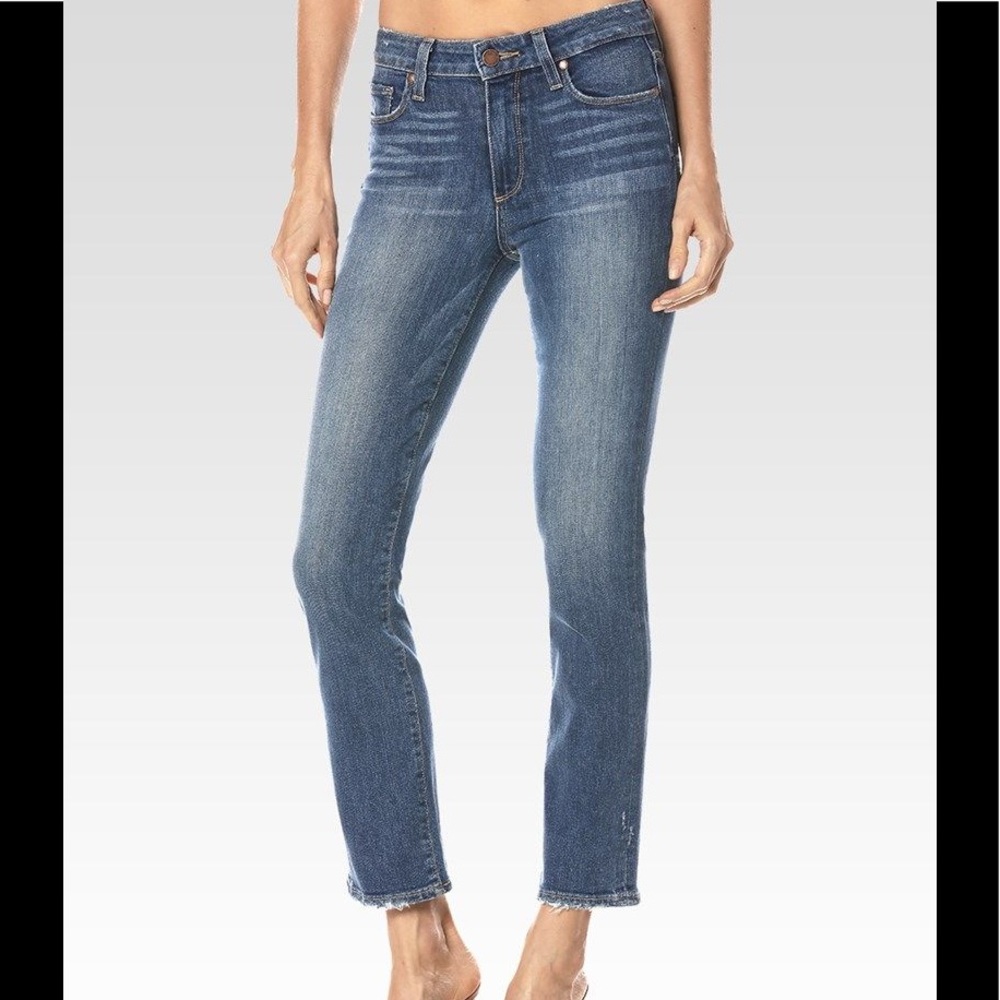 Paige Jacqueline Straight  Blue Jeans Womens 26
